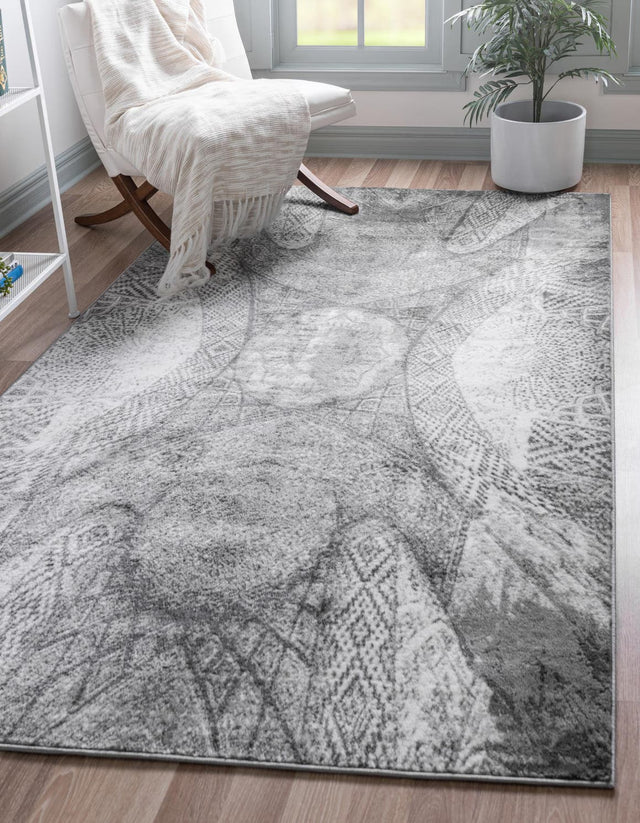 Dark Gray 2' x 3' 1 Sofia Rectangle Area Rug Durable Easy Clean Stain Resistant Unique Carpet for Affordable Interior Home Design for Sale at Rug Engine