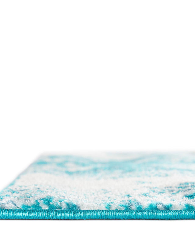 Turquoise 2' x 9' 10 Sofia Runner Area Rug Durable Easy Clean Stain Resistant Unique Carpet for Affordable Interior Home Design for Sale at Rug Engine