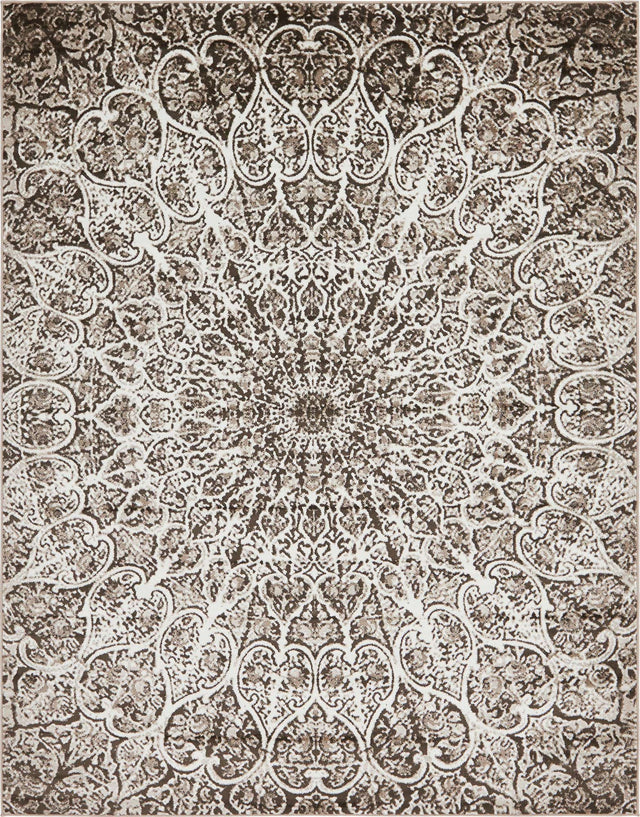 Brown 9' x 12' Sofia Rectangle Area Rug Durable Easy Clean Stain Resistant Unique Carpet for Affordable Interior Home Design for Sale at Rug Engine