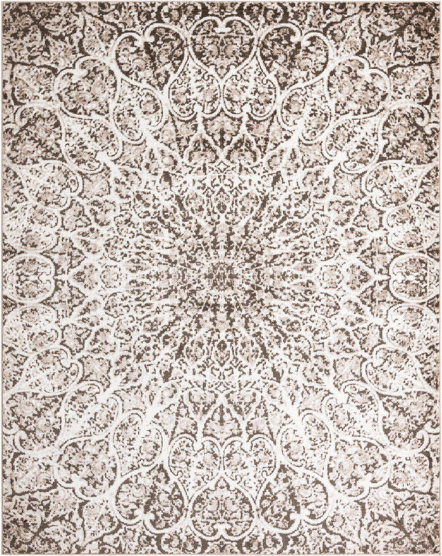 Brown 7' 10 x 10' Sofia Rectangle Area Rug Durable Easy Clean Stain Resistant Unique Carpet for Affordable Interior Home Design for Sale at Rug Engine