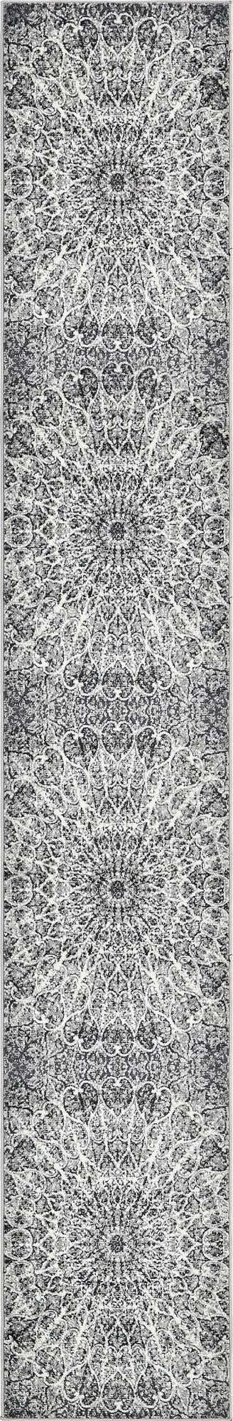 Dark Gray 2' x 13' 1 Sofia Runner Area Rug Durable Easy Clean Stain Resistant Unique Carpet for Affordable Interior Home Design for Sale at Rug Engine