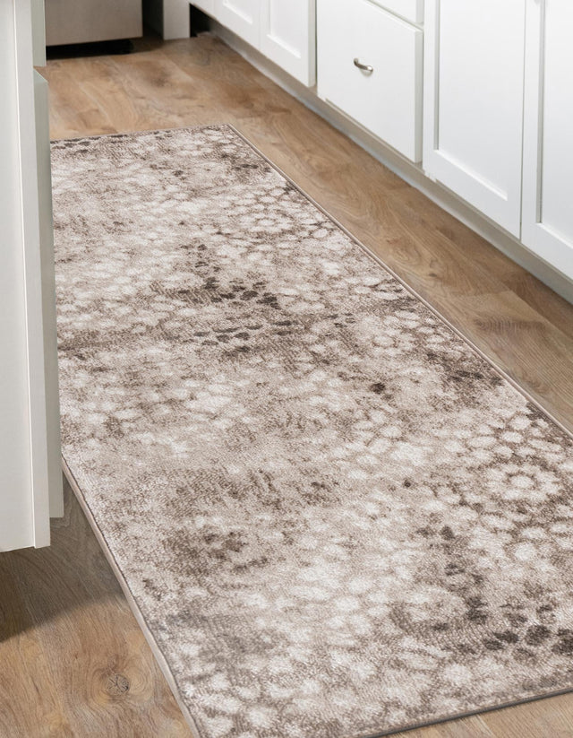 Brown 2' x 6' 7 Sofia Runner Area Rug Durable Easy Clean Stain Resistant Unique Carpet for Affordable Interior Home Design for Sale at Rug Engine