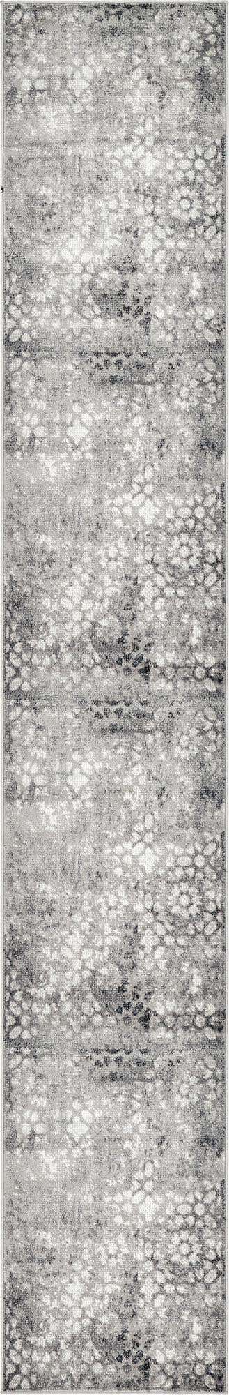 Dark Gray 2' x 13' 1 Sofia Runner Area Rug Durable Easy Clean Stain Resistant Unique Carpet for Affordable Interior Home Design for Sale at Rug Engine