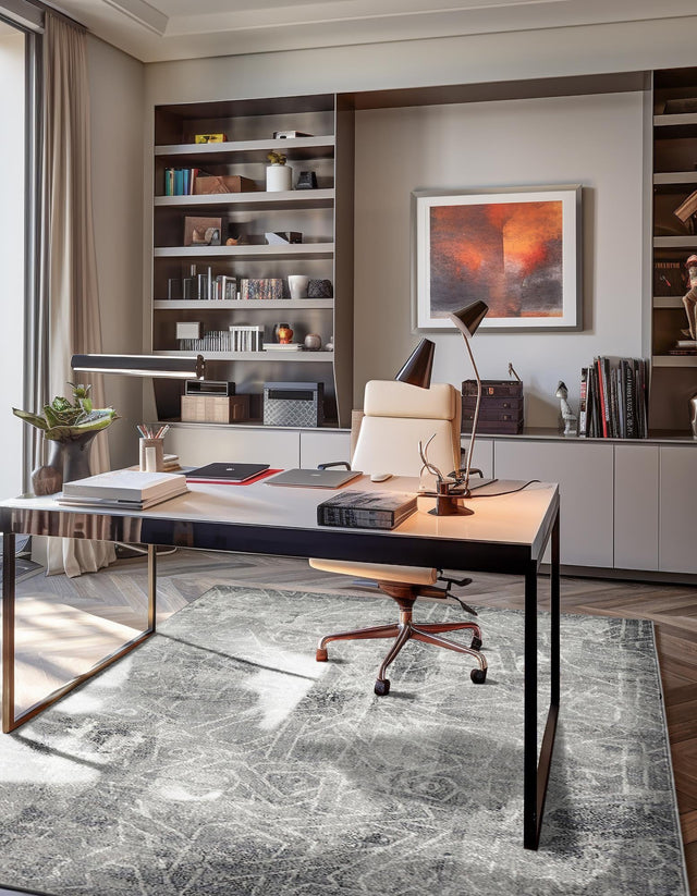 Dark Gray 2' x 3' 1 Sofia Rectangle Area Rug Durable Easy Clean Stain Resistant Unique Carpet for Affordable Interior Home Design for Sale at Rug Engine