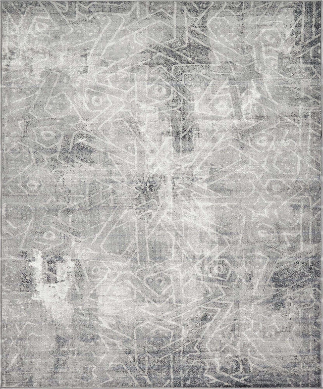 Dark Gray 7' 10 x 10' Sofia Rectangle Area Rug Durable Easy Clean Stain Resistant Unique Carpet for Affordable Interior Home Design for Sale at Rug Engine