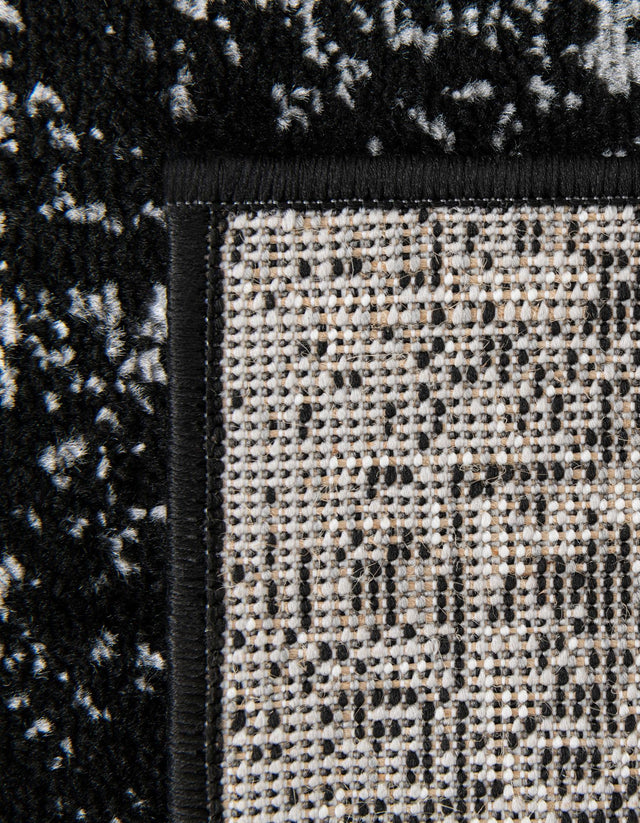 Black 2' x 8' Sofia Runner Area Rug Durable Easy Clean Stain Resistant Unique Carpet for Affordable Interior Home Design for Sale at Rug Engine