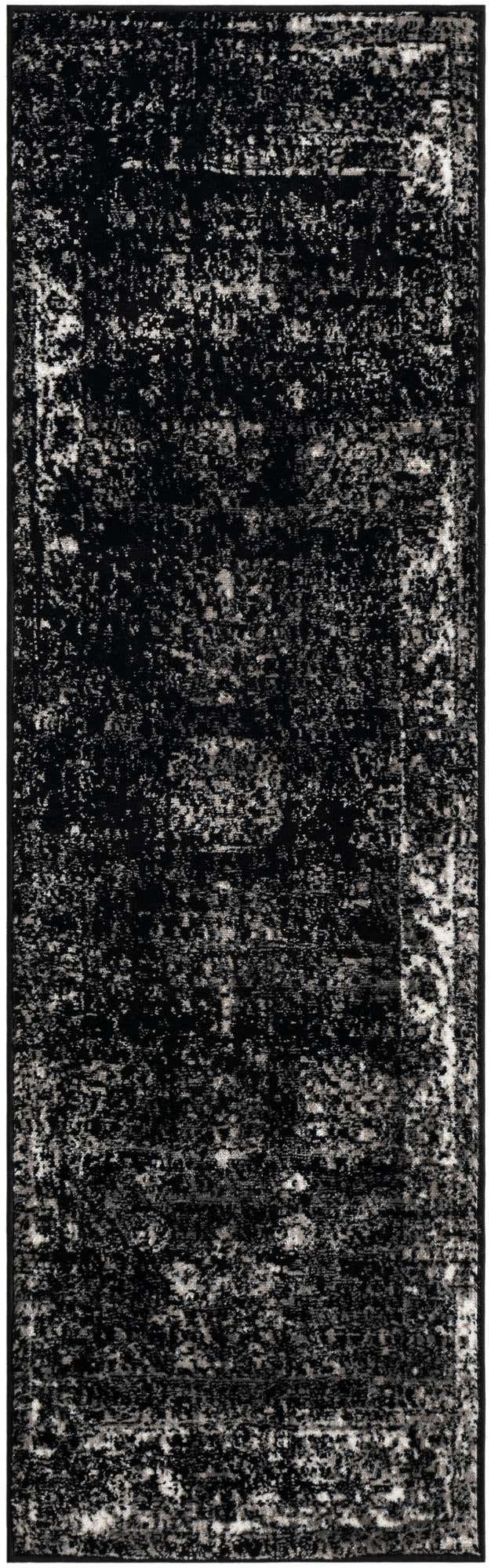 Black 2' x 6' 7 Sofia Runner Area Rug Discounted Clearance Final Sale