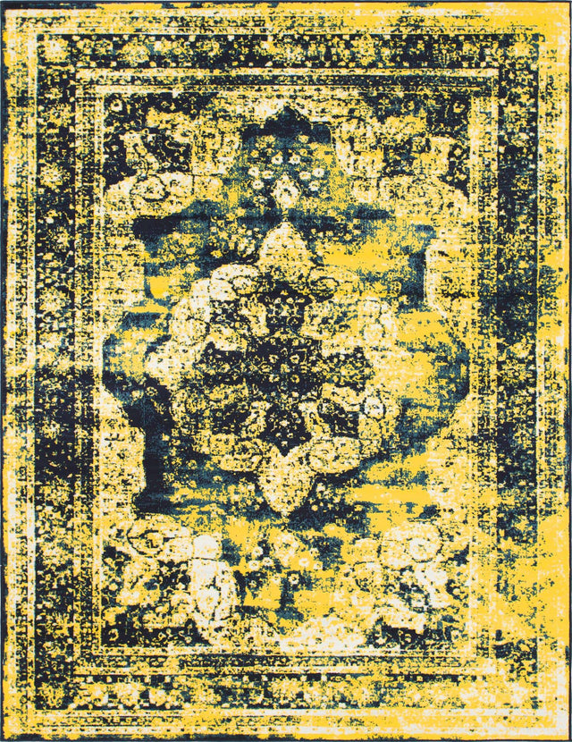 Navy Blue 9' x 12' Sofia Rectangle Area Rug Durable Easy Clean Stain Resistant Unique Carpet for Affordable Interior Home Design for Sale at Rug Engine