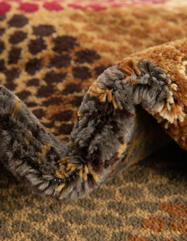 Beige 7' 1 x 10' Barista Rectangle Area Rug 100% Polypropylene Abstract Modern Geometric Carpet for Living Room Dining Office Dorm Room Decor for Sale at Rug Engine