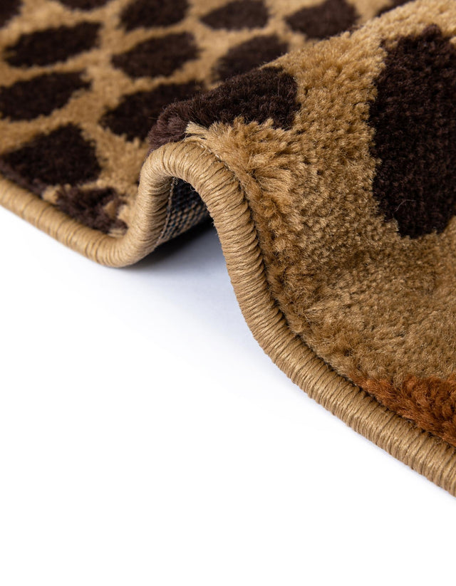 Beige 7' 1 x 10' Barista Rectangle Area Rug 100% Polypropylene Abstract Modern Geometric Carpet for Living Room Dining Office Dorm Room Decor for Sale at Rug Engine