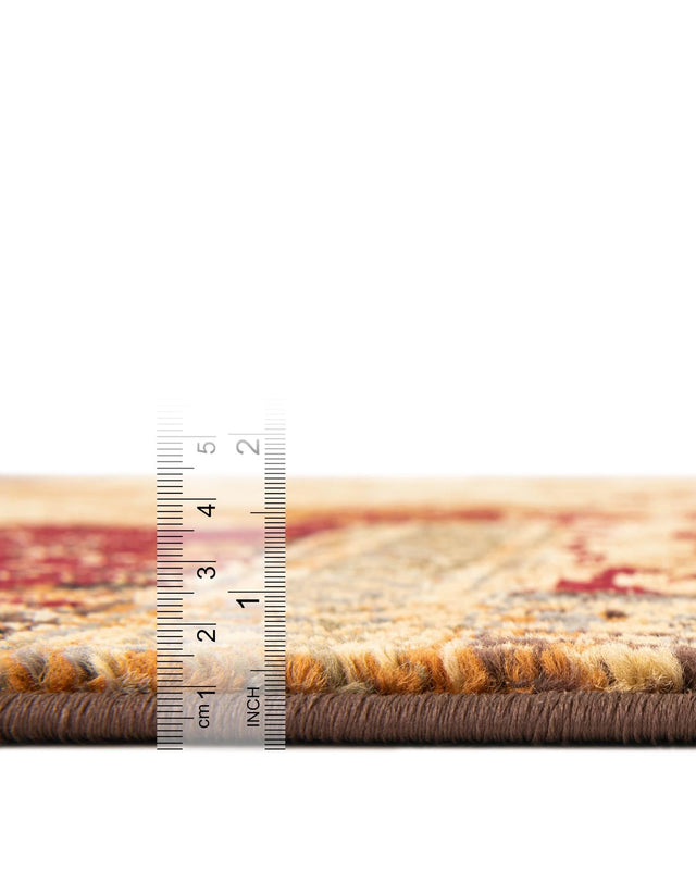 Beige 5' 3 x 8' Barista Rectangle Area Rug 100% Polypropylene Abstract Modern Geometric Carpet for Living Room Dining Office Dorm Room Decor for Sale at Rug Engine