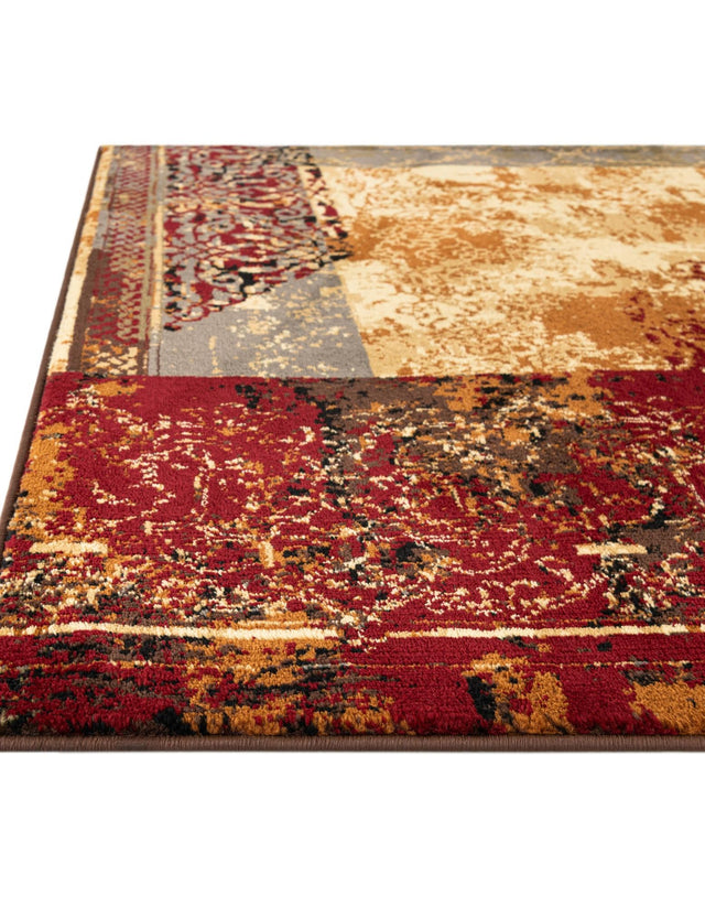 Beige 5' 3 x 8' Barista Rectangle Area Rug 100% Polypropylene Abstract Modern Geometric Carpet for Living Room Dining Office Dorm Room Decor for Sale at Rug Engine