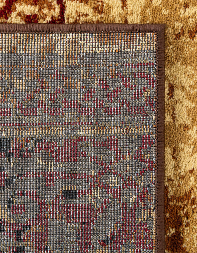 Beige 7' 10 x 10' Barista Rectangle Area Rug 100% Polypropylene Abstract Modern Geometric Carpet for Living Room Dining Office Dorm Room Decor for Sale at Rug Engine