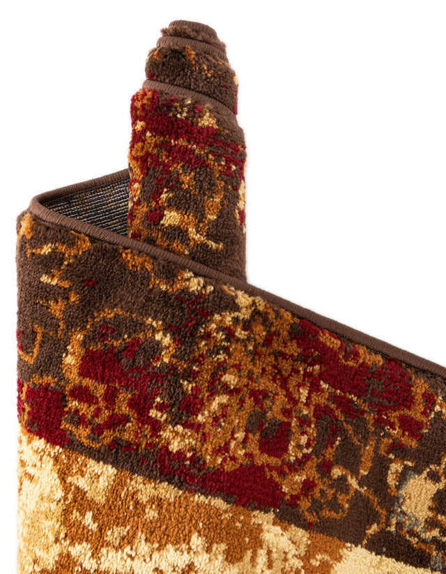 Beige 5' 3 x 8' Barista Rectangle Area Rug 100% Polypropylene Abstract Modern Geometric Carpet for Living Room Dining Office Dorm Room Decor for Sale at Rug Engine