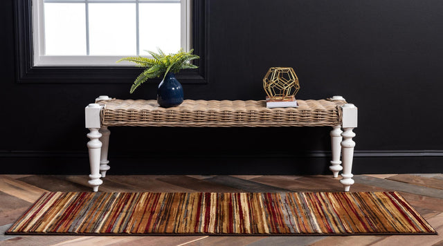 Beige 2' x 6' 1 Barista Runner Area Rug Discounted Clearance Final Sale 100% Polypropylene Abstract Modern Geometric Carpet for Living Room Dining Office Dorm Room Decor for Sale at Rug Engine