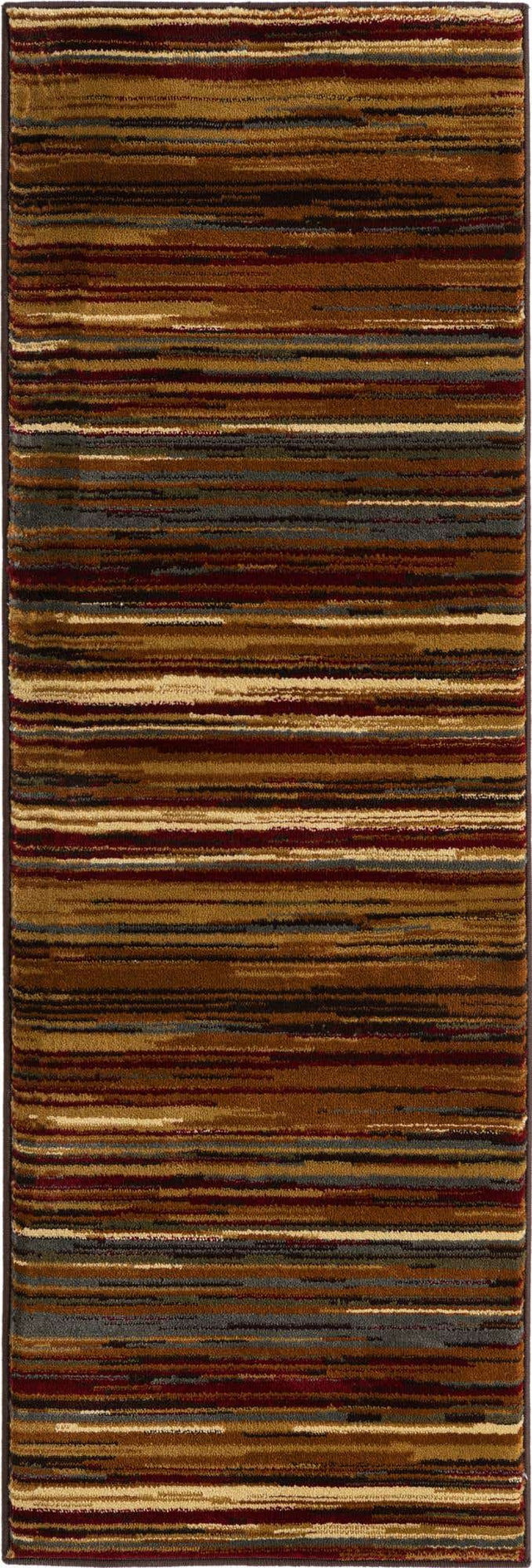 Beige 2' x 6' 1 Barista Runner Area Rug Discounted Clearance Final Sale 100% Polypropylene Abstract Modern Geometric Carpet for Living Room Dining Office Dorm Room Decor for Sale at Rug Engine