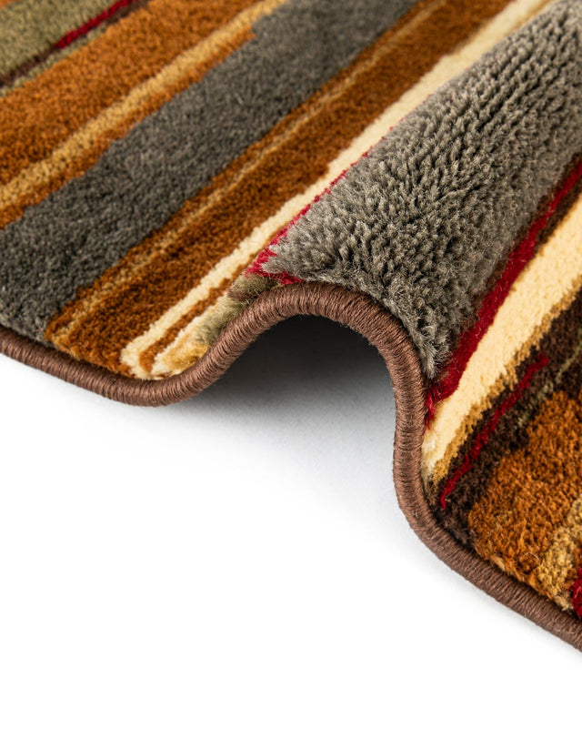 Beige 7' 1 x 10' Barista Rectangle Area Rug 100% Polypropylene Abstract Modern Geometric Carpet for Living Room Dining Office Dorm Room Decor for Sale at Rug Engine