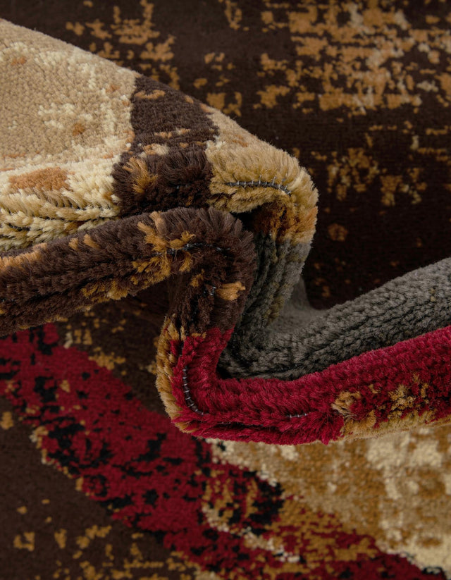 Multicolor 7' 10 x 10' Barista Rectangle Area Rug Discounted Clearance Final Sale 100% Polypropylene Abstract Modern Geometric Carpet for Living Room Dining Office Dorm Room Decor for Sale at Rug Engine