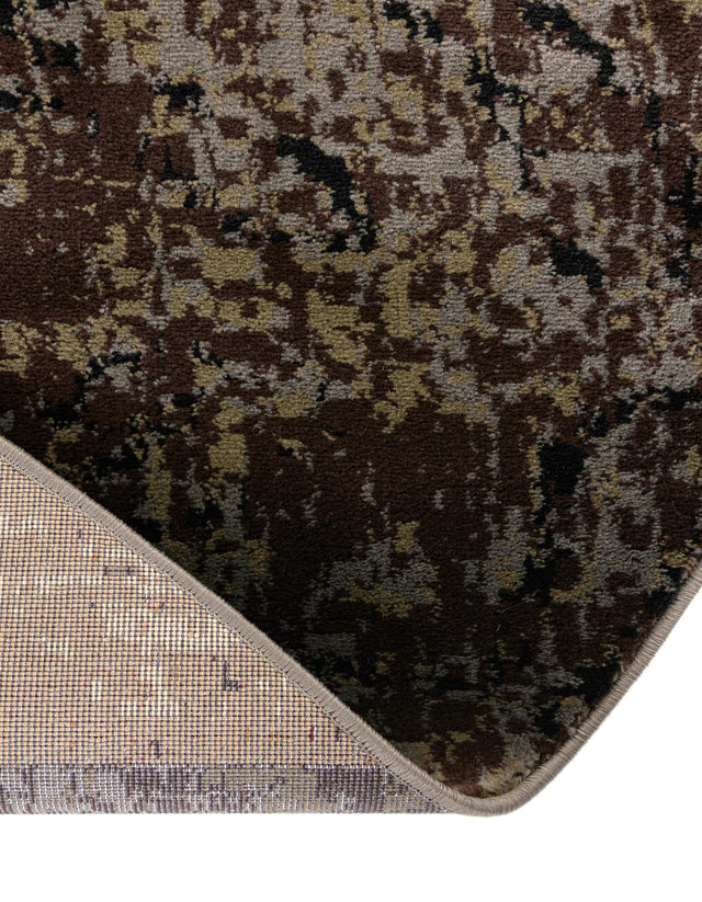 Beige 6' 1 x 6' 1 Barista Round Area Rug 100% Polypropylene Abstract Modern Geometric Carpet for Living Room Dining Office Dorm Room Decor for Sale at Rug Engine