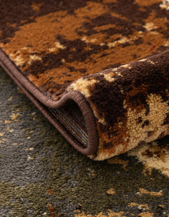 Multicolor 7' 10 x 7' 10 Barista Round Area Rug 100% Polypropylene Abstract Modern Geometric Carpet for Living Room Dining Office Dorm Room Decor for Sale at Rug Engine