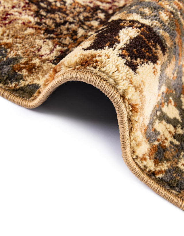 Beige 6' 1 x 9' Barista Rectangle Area Rug 100% Polypropylene Abstract Modern Geometric Carpet for Living Room Dining Office Dorm Room Decor for Sale at Rug Engine