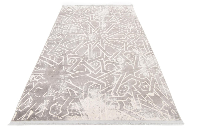 Gray 5' x 8' New Classical Rectangle Area Rug 70% Polypropylene & 30% Polyester Traditional Vintage Distressed Carpet for Interior Design Home Decor for Sale at Rug Engine