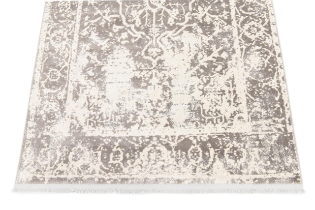 Gray 4' 1 x 6' 1 New Classical Rectangle Area Rug 70% Polypropylene & 30% Polyester Traditional Vintage Distressed Carpet for Interior Design Home Decor for Sale at Rug Engine