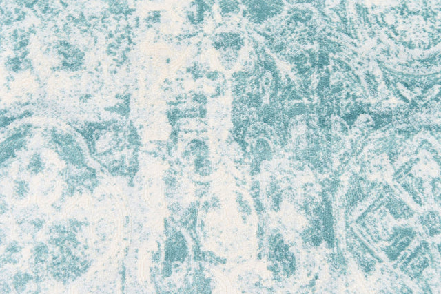 Blue 2' 7 x 10' New Classical Runner Area Rug 70% Polypropylene & 30% Polyester Traditional Vintage Distressed Carpet for Interior Design Home Decor for Sale at Rug Engine