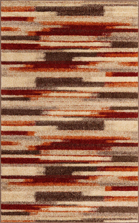 Multicolor 5' 3 x 8' Autumn Rectangle Area Rug 100% Polypropylene Durable Jute Backing Living Dining Room Bedroom Office Modern Decor Carpet for Sale at Rug Engine