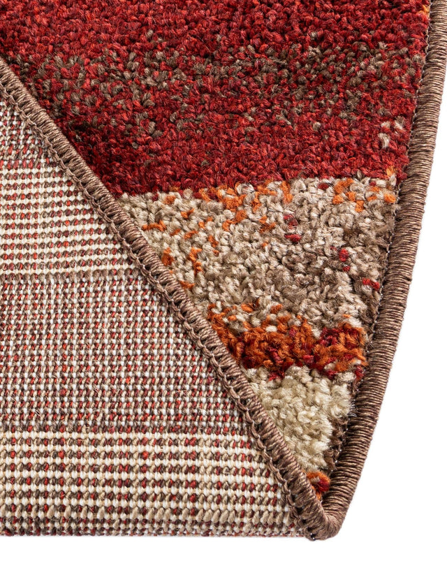 Multicolor 7' 10 x 7' 10 Autumn Round Area Rug 100% Polypropylene Durable Jute Backing Living Dining Room Bedroom Office Modern Decor Carpet for Sale at Rug Engine