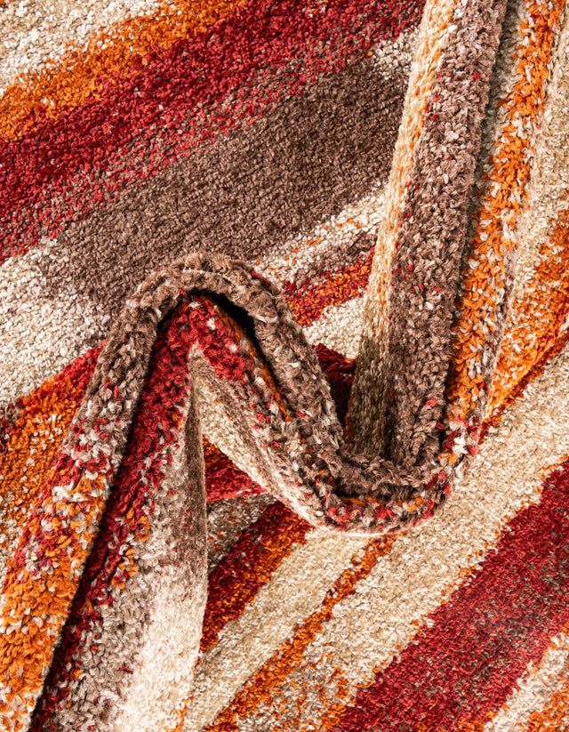 Multicolor 2' 7 x 10' Autumn Runner Area Rug 100% Polypropylene Durable Jute Backing Living Dining Room Bedroom Office Modern Decor Carpet for Sale at Rug Engine