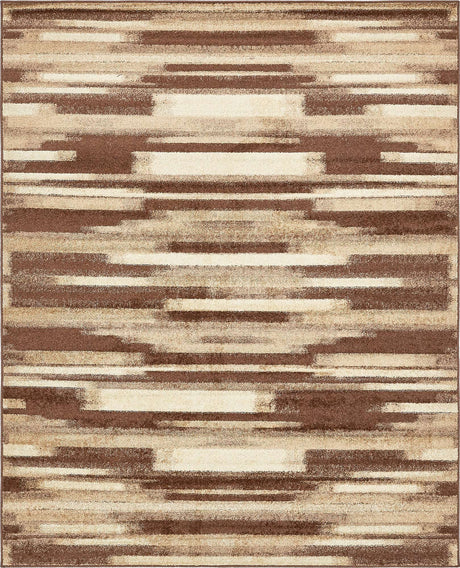 Brown 7' 10 x 10' Autumn Rectangle Area Rug 100% Polypropylene Durable Jute Backing Living Dining Room Bedroom Office Modern Decor Carpet for Sale at Rug Engine