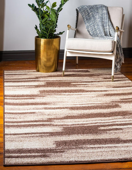 Brown 7' 10 x 10' Autumn Rectangle Area Rug 100% Polypropylene Durable Jute Backing Living Dining Room Bedroom Office Modern Decor Carpet for Sale at Rug Engine