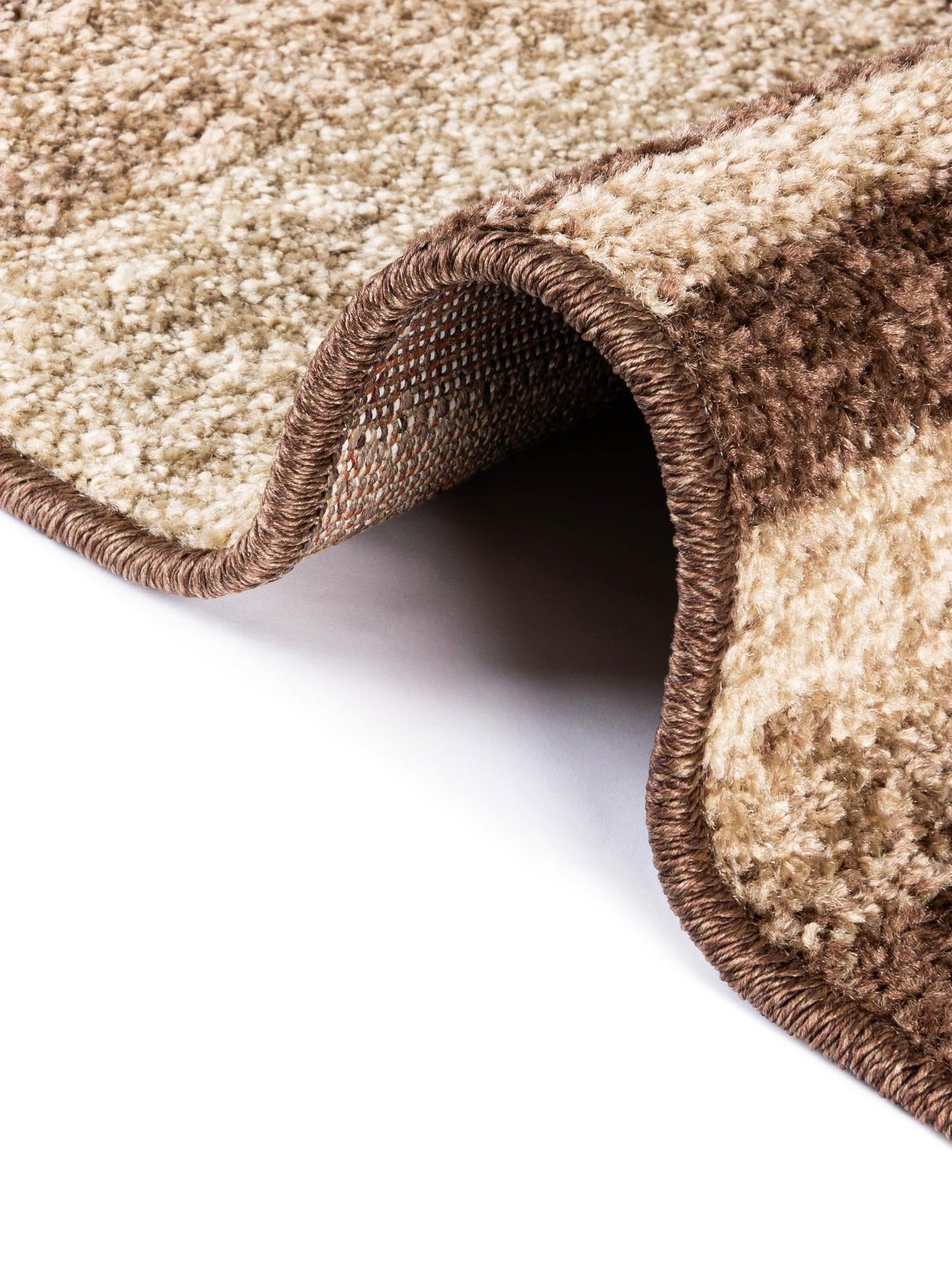 Brown 5' 3 x 8' Autumn Rectangle Area Rug 100% Polypropylene Durable Jute Backing Living Dining Room Bedroom Office Modern Decor Carpet for Sale at Rug Engine