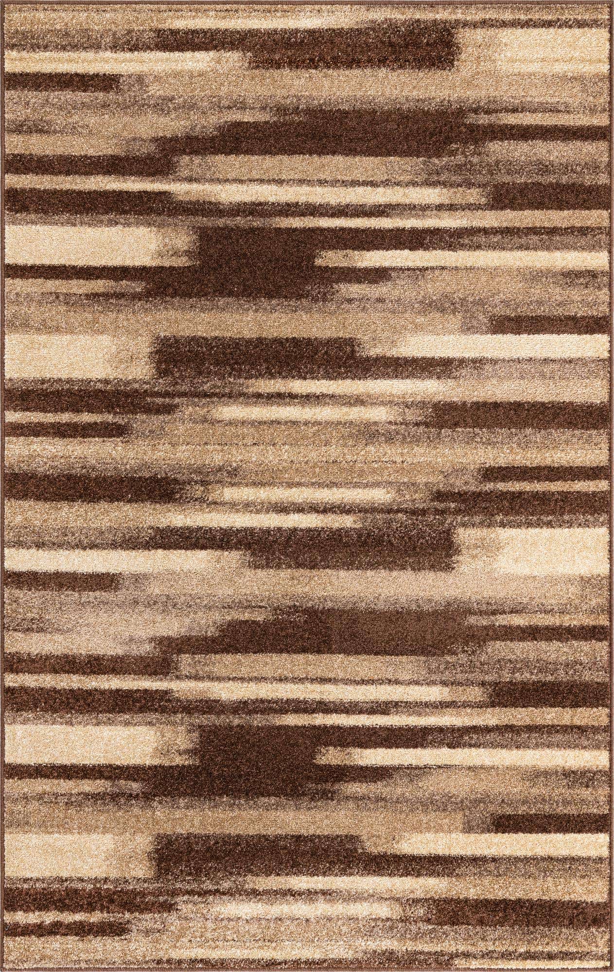 Brown 5' 3 x 8' Autumn Rectangle Area Rug 100% Polypropylene Durable Jute Backing Living Dining Room Bedroom Office Modern Decor Carpet for Sale at Rug Engine