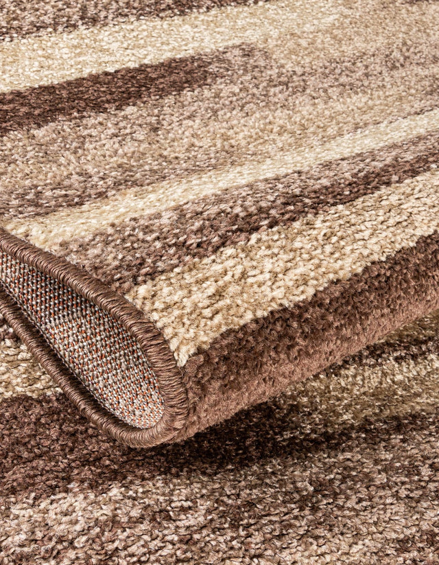 Brown 2' 7 x 10' Autumn Runner Area Rug 100% Polypropylene Durable Jute Backing Living Dining Room Bedroom Office Modern Decor Carpet for Sale at Rug Engine