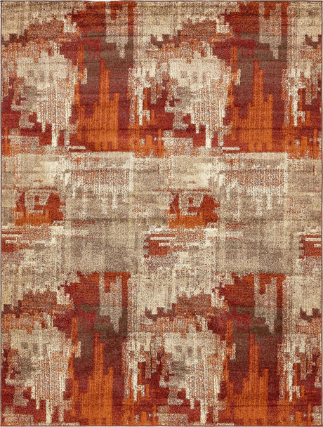 Multicolor 9' x 12' Autumn Rectangle Area Rug 100% Polypropylene Durable Jute Backing Living Dining Room Bedroom Office Modern Decor Carpet for Sale at Rug Engine