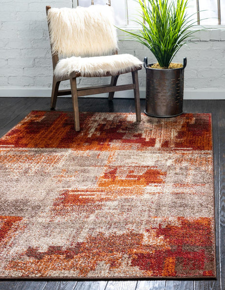 Multicolor 9' x 12' Autumn Rectangle Area Rug 100% Polypropylene Durable Jute Backing Living Dining Room Bedroom Office Modern Decor Carpet for Sale at Rug Engine