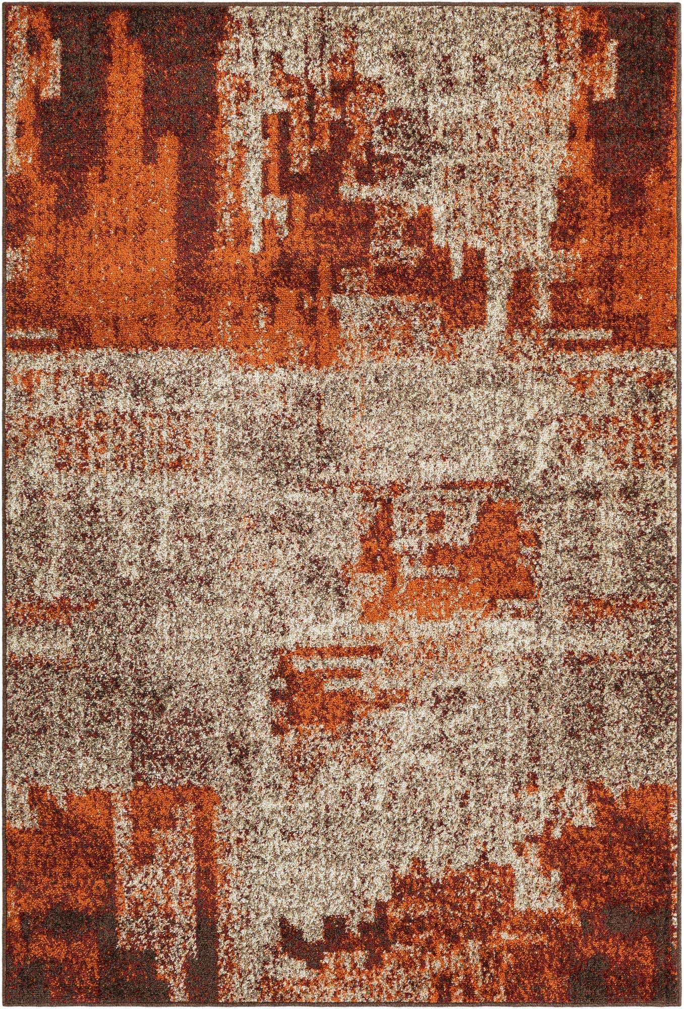 Multicolor 5' 3 x 8' Autumn Rectangle Area Rug 100% Polypropylene Durable Jute Backing Living Dining Room Bedroom Office Modern Decor Carpet for Sale at Rug Engine