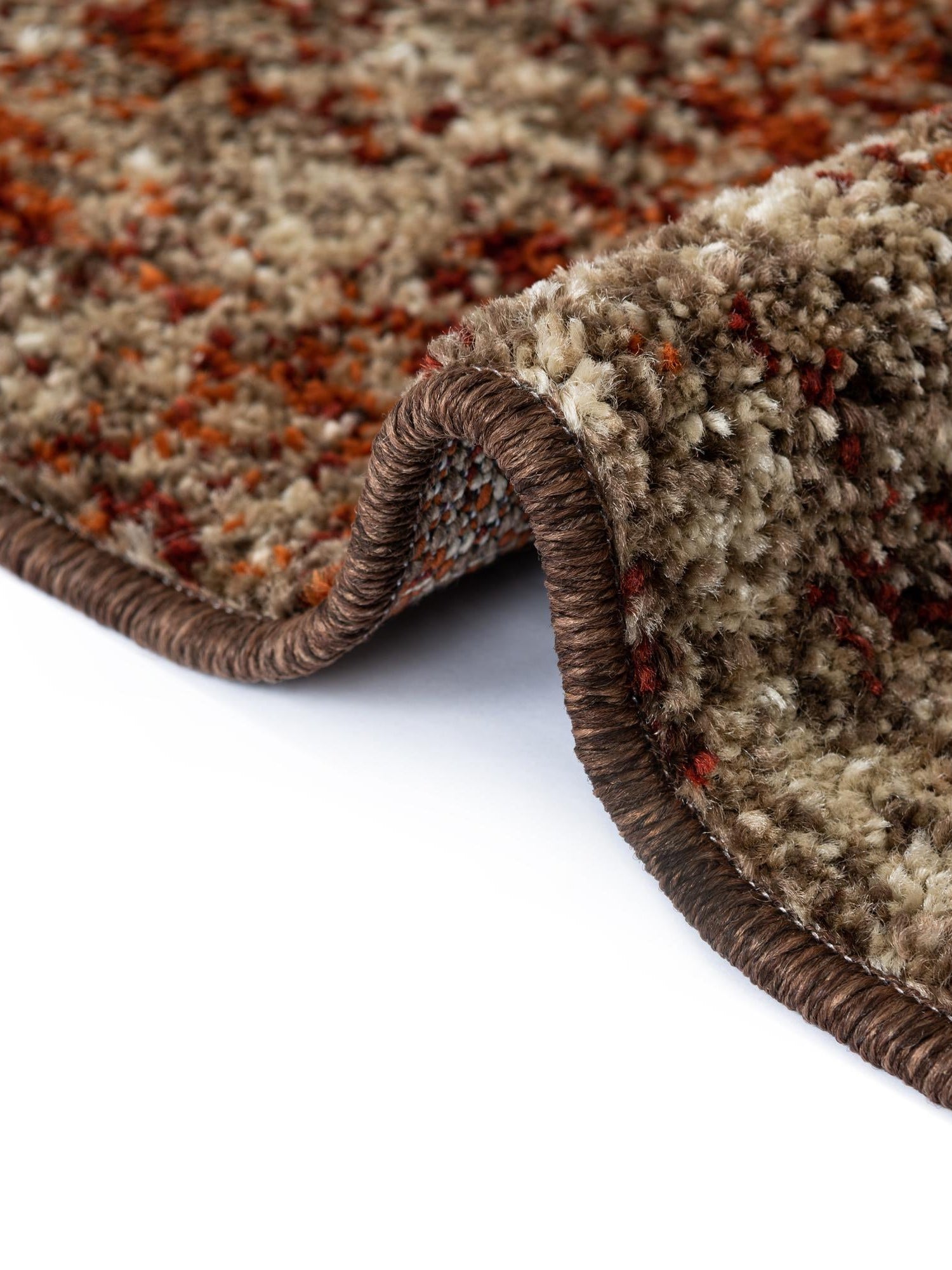 Multicolor 7' 10 x 7' 10 Autumn Round Area Rug 100% Polypropylene Durable Jute Backing Living Dining Room Bedroom Office Modern Decor Carpet for Sale at Rug Engine