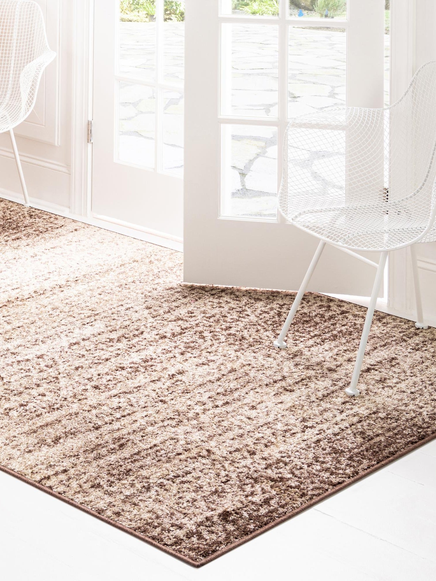Beige 2' x 3' 1 Autumn Rectangle Area Rug 100% Polypropylene Durable Jute Backing Living Dining Room Bedroom Office Modern Decor Carpet for Sale at Rug Engine