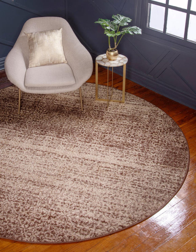 Beige 3' 1 x 3' 1 Autumn Round Area Rug 100% Polypropylene Durable Jute Backing Living Dining Room Bedroom Office Modern Decor Carpet for Sale at Rug Engine