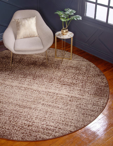 Beige 7' 10 x 7' 10 Autumn Round Area Rug 100% Polypropylene Durable Jute Backing Living Dining Room Bedroom Office Modern Decor Carpet for Sale at Rug Engine