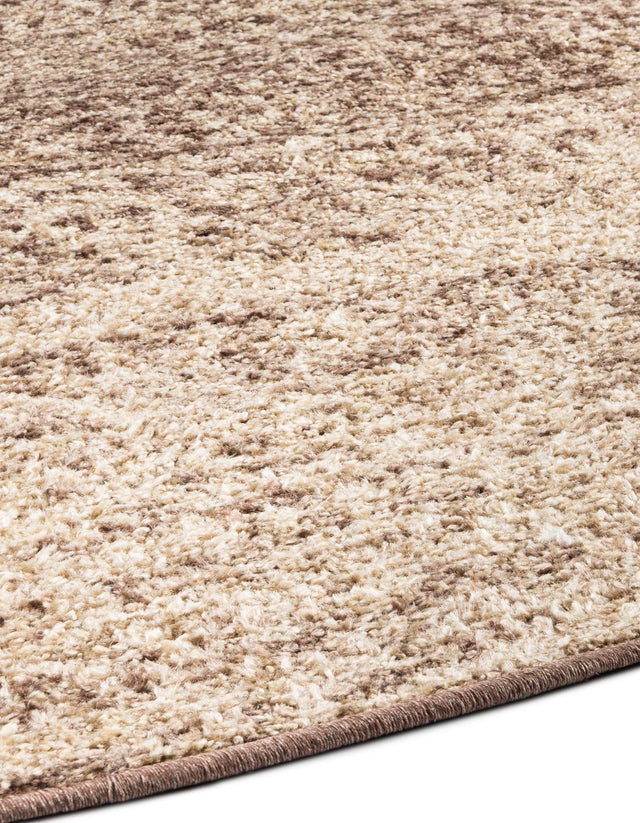 Beige 3' 1 x 3' 1 Autumn Round Area Rug 100% Polypropylene Durable Jute Backing Living Dining Room Bedroom Office Modern Decor Carpet for Sale at Rug Engine