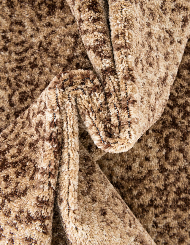 Beige 3' 1 x 3' 1 Autumn Round Area Rug 100% Polypropylene Durable Jute Backing Living Dining Room Bedroom Office Modern Decor Carpet for Sale at Rug Engine
