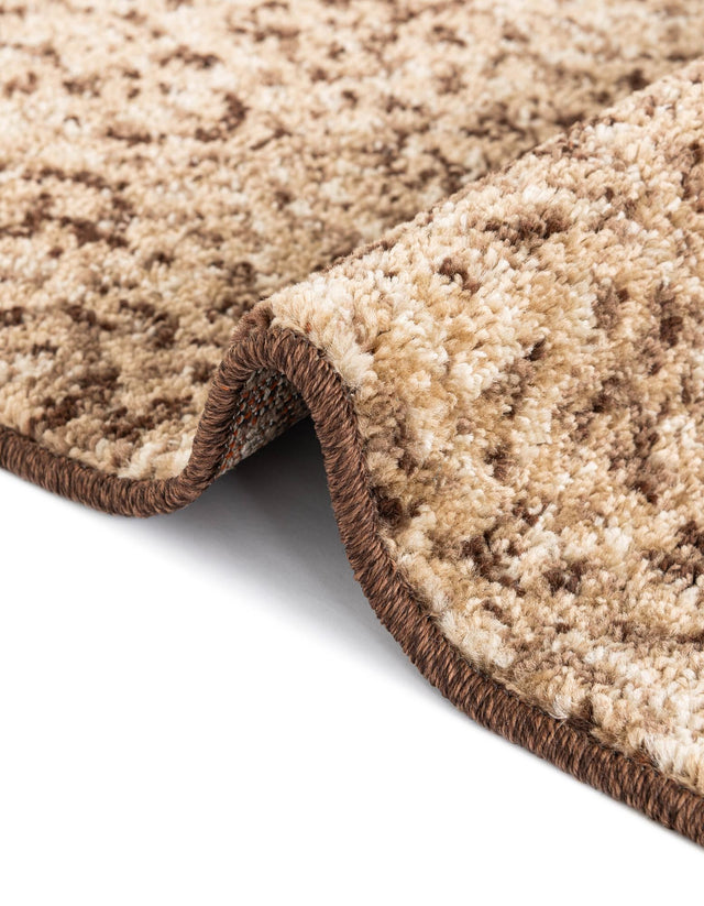 Beige 3' 1 x 3' 1 Autumn Round Area Rug 100% Polypropylene Durable Jute Backing Living Dining Room Bedroom Office Modern Decor Carpet for Sale at Rug Engine