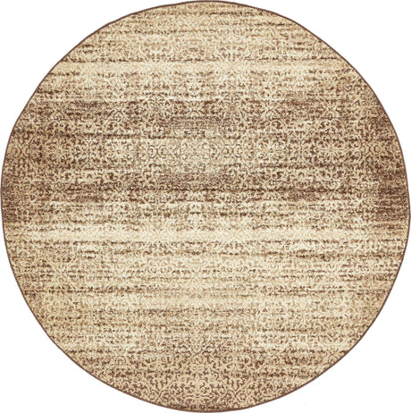 Beige 7' 10 x 7' 10 Autumn Round Area Rug 100% Polypropylene Durable Jute Backing Living Dining Room Bedroom Office Modern Decor Carpet for Sale at Rug Engine