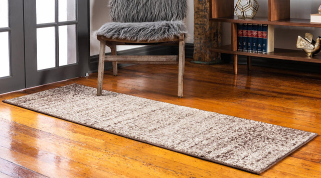 Beige 2' x 6' 1 Autumn Runner Area Rug 100% Polypropylene Durable Jute Backing Living Dining Room Bedroom Office Modern Decor Carpet for Sale at Rug Engine