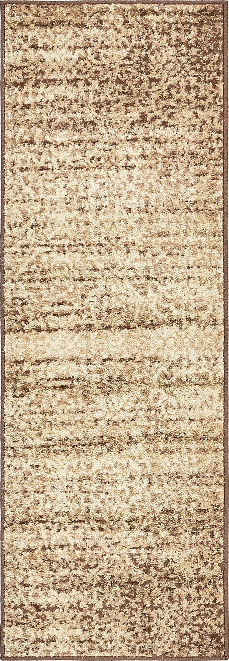 Beige 2' x 6' 1 Autumn Runner Area Rug 100% Polypropylene Durable Jute Backing Living Dining Room Bedroom Office Modern Decor Carpet for Sale at Rug Engine