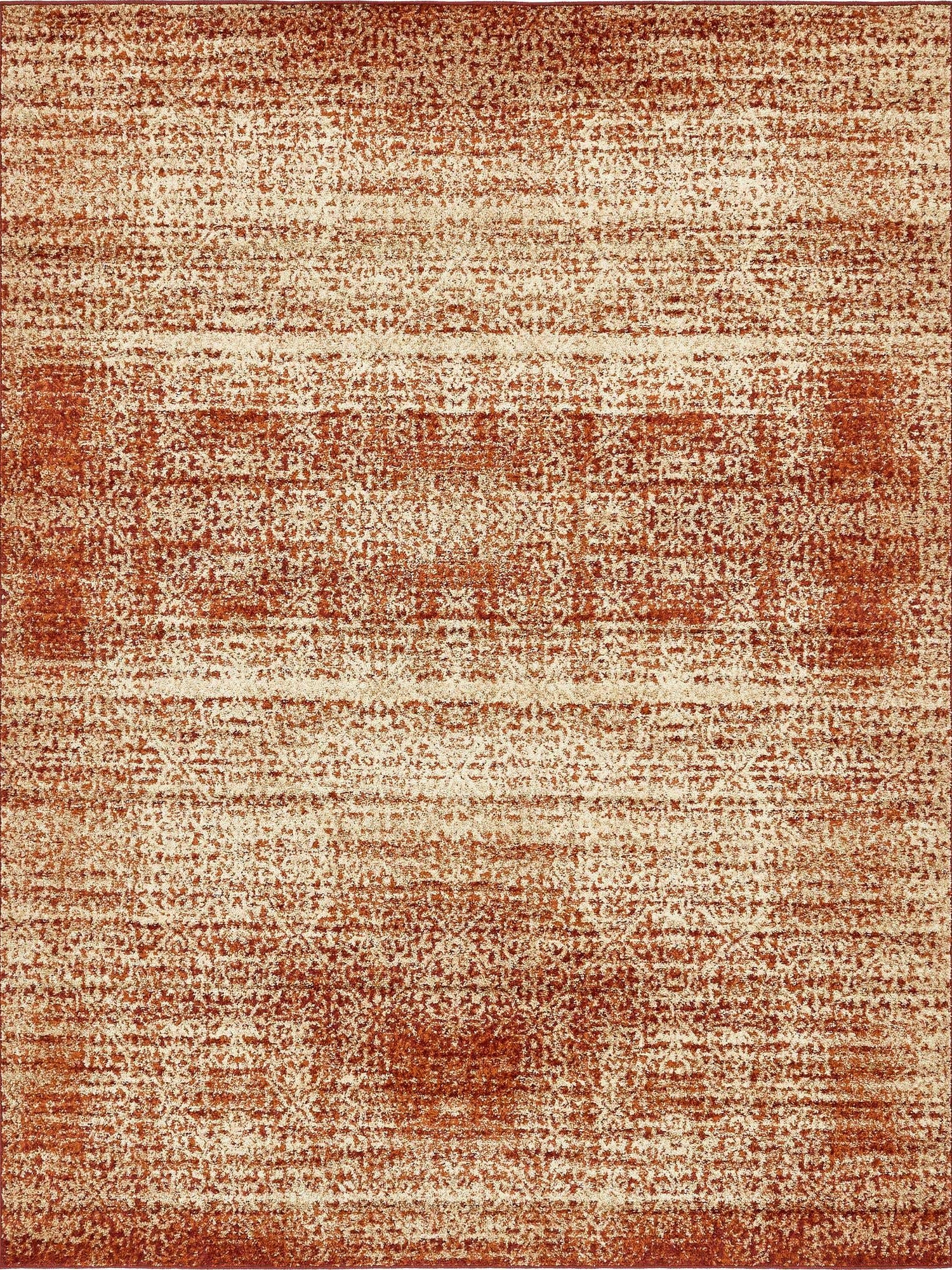 Terracotta 9' x 12' Autumn Rectangle Area Rug 100% Polypropylene Durable Jute Backing Living Dining Room Bedroom Office Modern Decor Carpet for Sale at Rug Engine